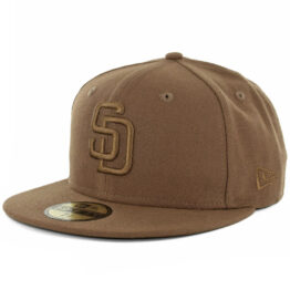 New Era 59Fifty San Diego Padres Tonal Fitted Hat Toasted Peanut