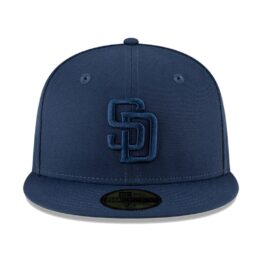 New Era 59Fifty San Diego Padres Tonal Fitted Hat Dark Navy