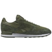 Reebok CL Leather Clip Elements Shoe Moss Green Primal Green Canopy Green
