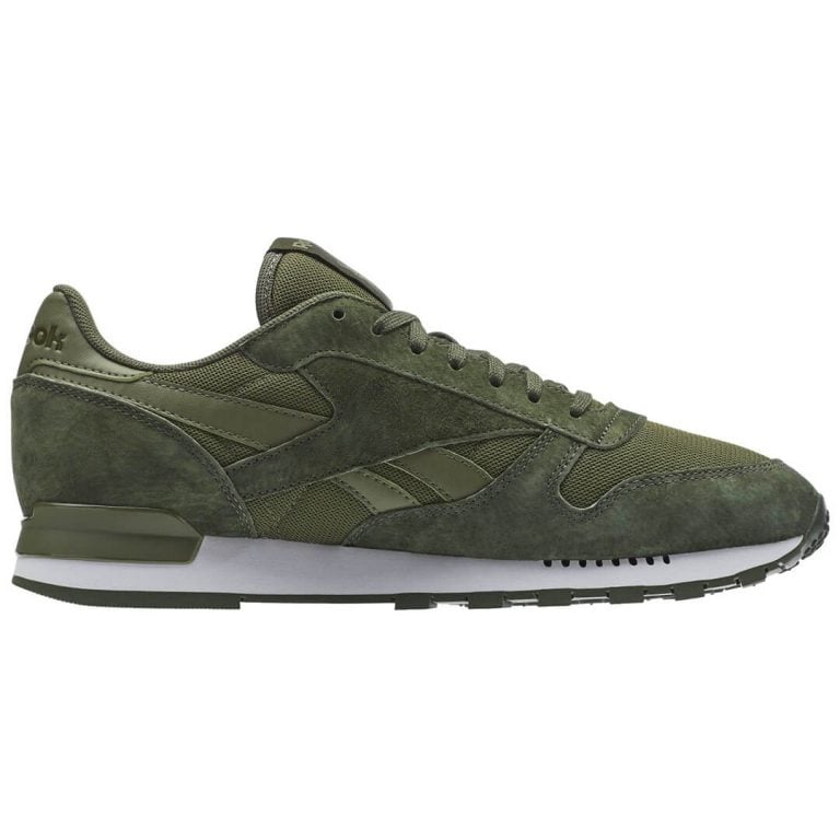 Reebok CL Leather Clip Elements Shoe Moss Green Primal Green Canopy Green Reebok CL Leather Clip Elements Shoe Moss Green Primal Green Canopy Green