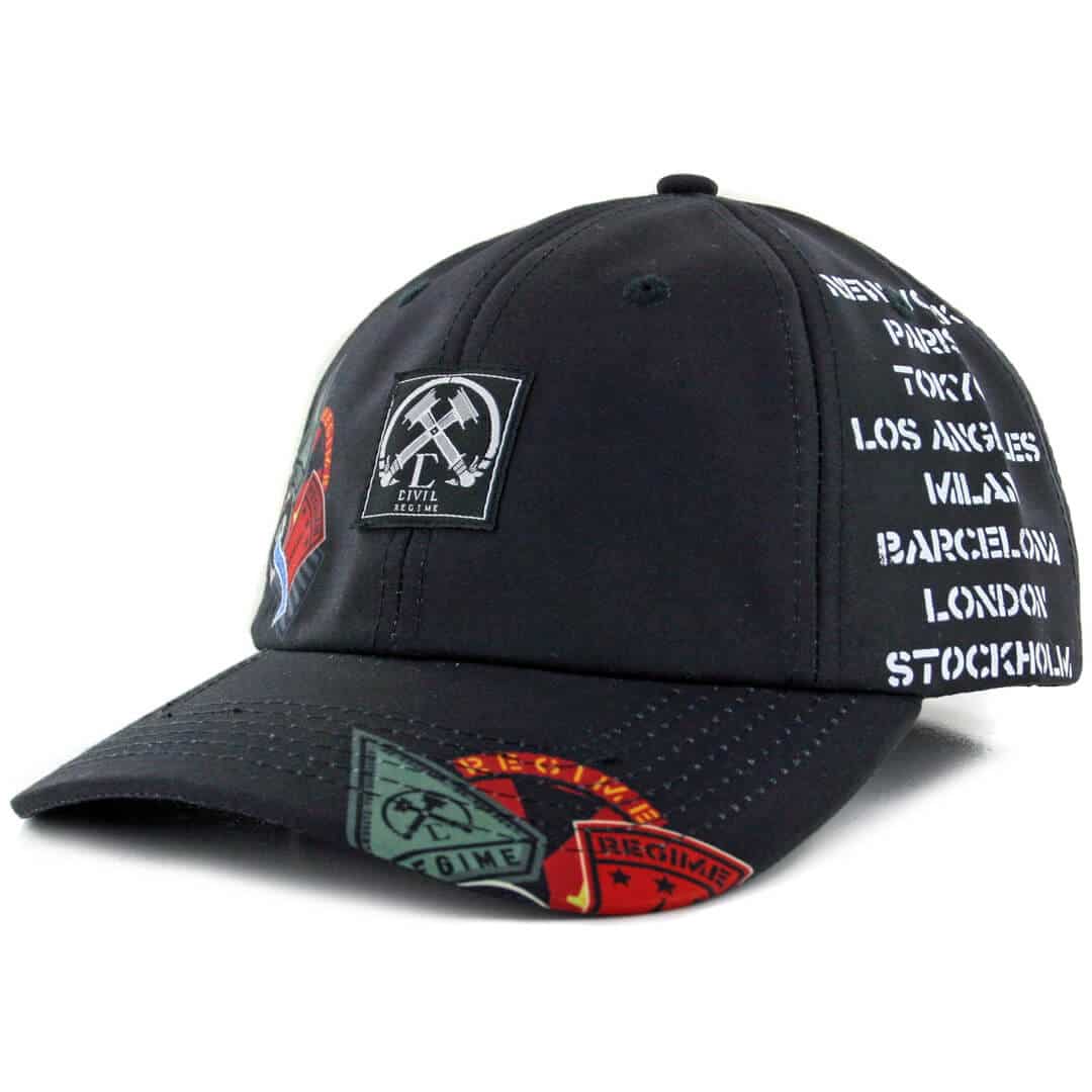 Civil Deployment Norm Core Strapback Hat Black Civil Deployment Norm Core Strapback Hat Black