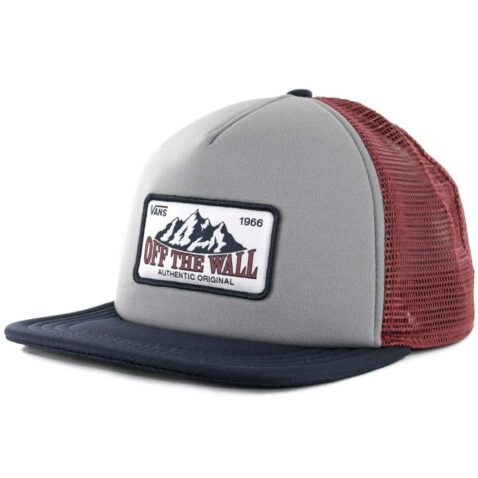 Vans Roving Trucker Snapback Hat Pebble Dress Blue