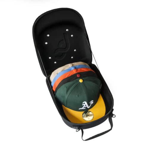 BC Carrying Case Black Open Hats Wide Top Down