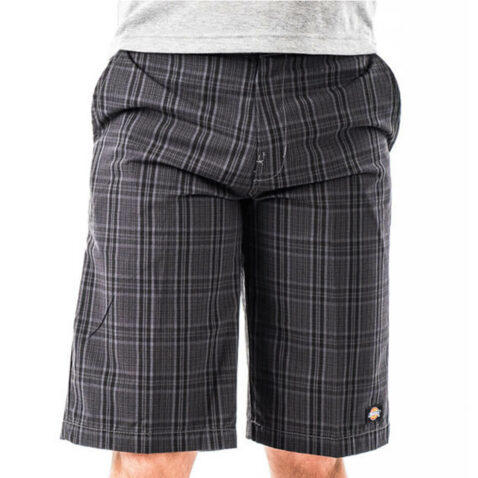 Dickies WR978 13" Regular Fit Plaid Shorts Plaid Charcoal