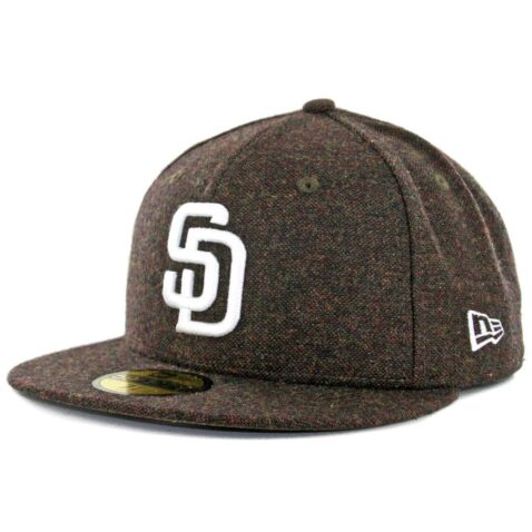 New Era x Billion Creation 59Fifty San Diego Padres Tweed Fitted Hat Brown