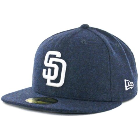 New Era x Billion Creation 59Fifty San Diego Padres Tweed Fitted Hat Navy