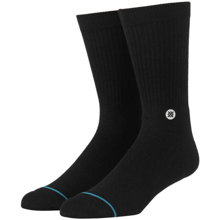 Stance Icon Socks Black White