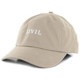 Civil Core Strapback Hat Dark Sand