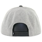 Primitive All Star Snapback Hat Heather Grey-Back