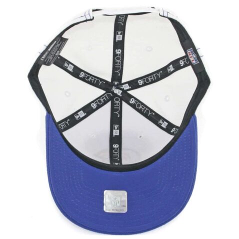 New Era 9Forty Los Angeles Rams 4th Down Snapback Hat White Royal Blue