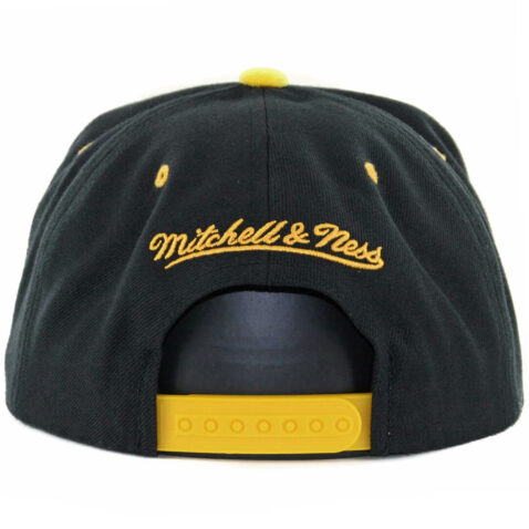 Mitchell & Ness Golden State Warriors Solid Velour Snapback Hat Black