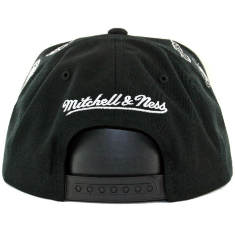 Mitchell & Ness Golden State Warriors Team History Snapback Hat Black