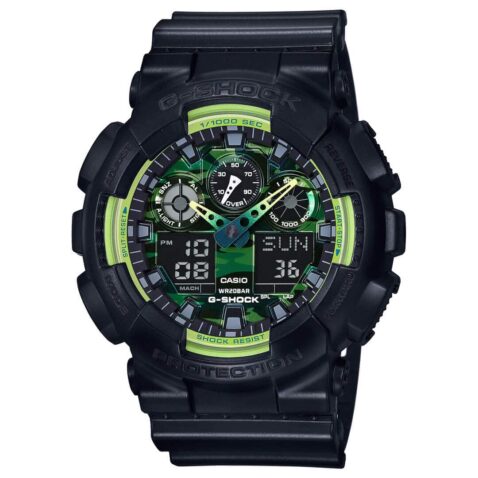 G-Shock GA-100 Sporty Illumi Watch Black