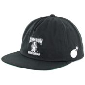 The Hundreds x Death Row Snapback Hat Black