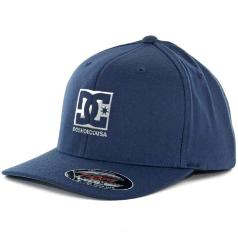 DC Shoes Crosscloud Flexfit Hat Blue Iris