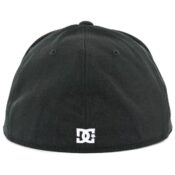 DC Shoes Ya Heard Flexfit Hat Black-Back