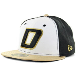 New Era 59Fifty Dorados Culiacan Sinaloa Fitted Hat Black White Gold