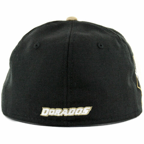 New Era 59Fifty Dorados Culiacan Sinaloa Fitted Hat Black White Gold