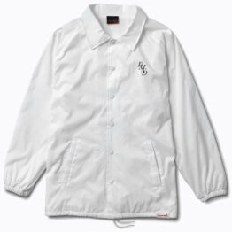 Diamond Supply Co Serif Coaches Jacket White