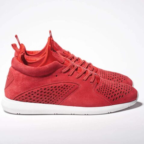 Diamond Supply Co Quest Mid Shoe Red