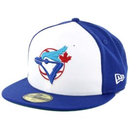 New Era 59Fifty Toronto Blue Jays 1989 Cooperstown Fitted Hat White Royal Blue