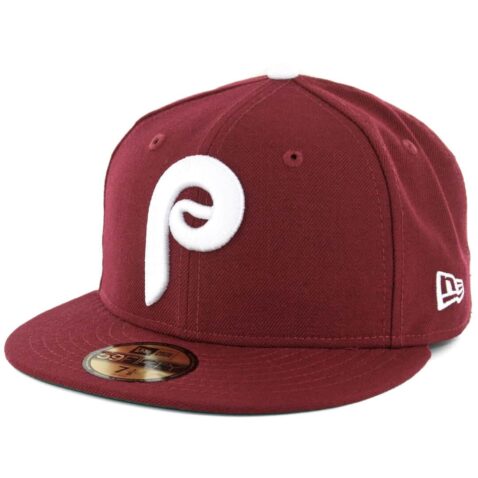 New Era 59Fifty Philadelphia Phillies 1975 Cooperstown Fitted Hat Cardinal