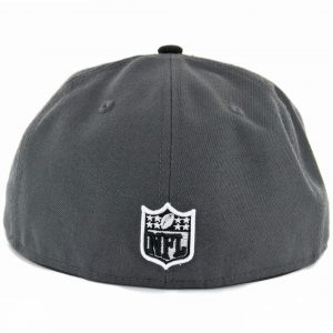 New Era 59Fifty Oakland Raiders Dark Graphite Black Fitted Hat