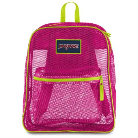 JanSport Mesh Pack Back Pack Cyber Pink