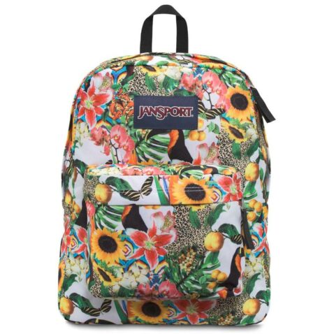JanSport Superbreak Back Pack Multi Jungle Jam