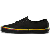 Vans Authentic Rasta Shoe Black-Side