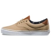 Vans Canvas & Leather Era 59 Shoe Khaki Material -Side