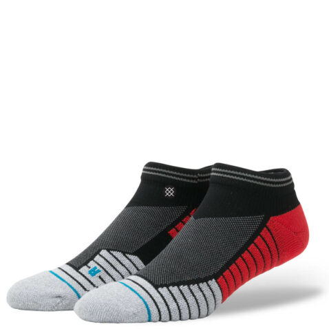 Stance Pressure Low Socks Black Red