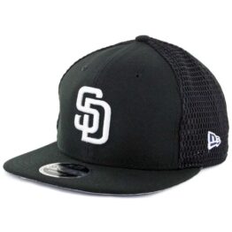New Era 9Fifty San Diego Padres Mesh Fresh Snapback Hat Black