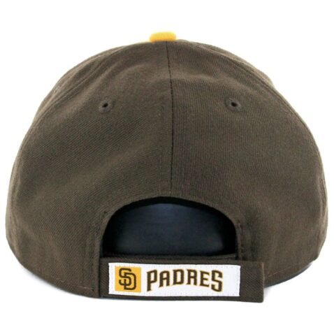 New Era 9Forty San Diego Padres The League Alternate 2 Strapback Hat Gold Brown