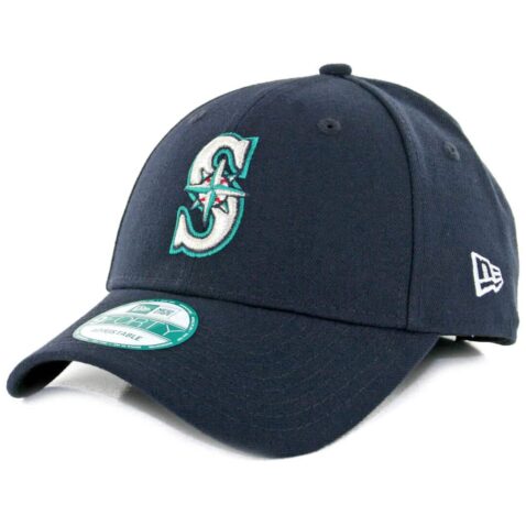 New Era 9Forty Seattle Mariners The League Game Strapback Hat Dark Navy