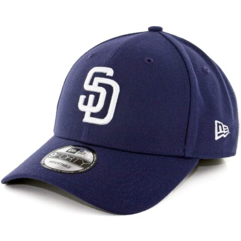 New Era 9Forty San Diego Padres The League Home 2017 Strapback Hat Light Navy