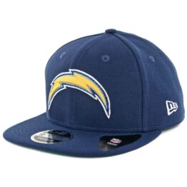 New 9Fifty San Diego Chargers Signature Side Seau # 55 Snapback Hat Navy