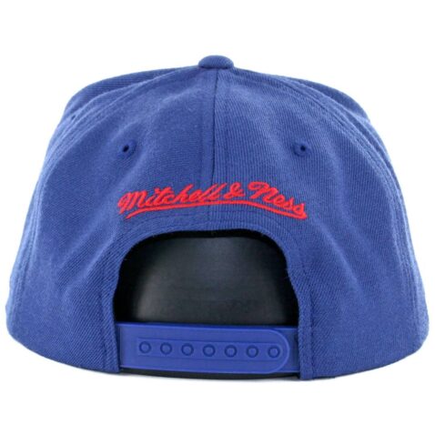 Mitchell & Ness New York Rangers Wool Solid Snapback Hat Blue