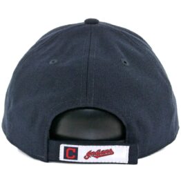 New Era 9Forty Cleveland Indians The League Road Strapback Hat Dark Navy 2021