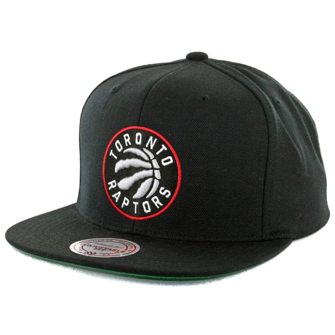 Mitchell Ness Toronto Raptors Wool Solid Snapback Hat Black