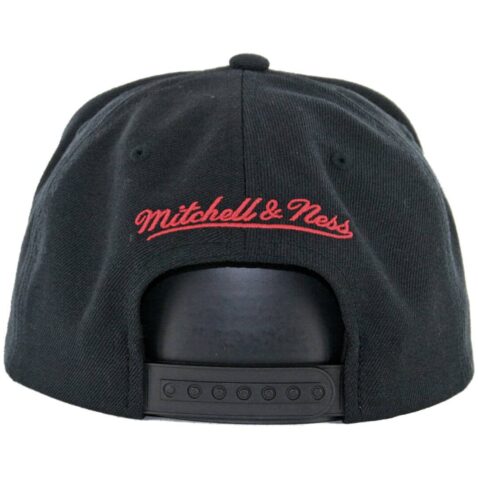 Mitchell & Ness Toronto Raptors Wool Solid Snapback Hat Black