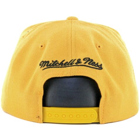 Mitchell & Ness Pittsburgh Penguins Wool Solid Snapback Hat Yellow