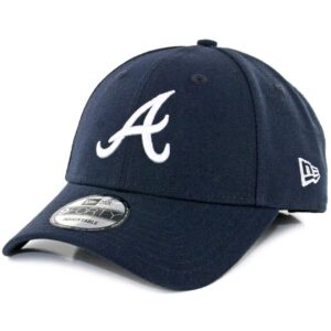 New Era 9Forty Atlants Braves The League Road Strapback Hat Dark Navy