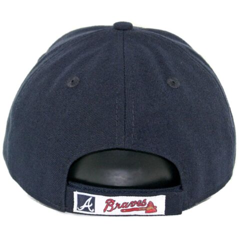 New Era 9Forty Atlants Braves The League Road Strapback Hat Dark Navy - Image 2