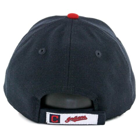 New Era 9Forty Cleveland Indians The League Home Strapback Hat Dark Navy Red