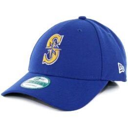 New Era 9Forty Seattle Mariners The League Alternate 2 Strapback Hat Royal Blue