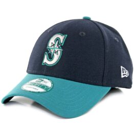 New Era 9Forty Seattle Mariners The League Alternate 1 Strapback Hat Dark Navy Teal