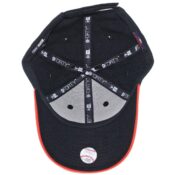 New Era 9Forty San Francisco Giants Alternate The League Snapback Hat Black Orange-Inside