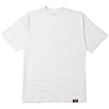 Dickies 1144624 2 Pack Pocket T-Shirt White