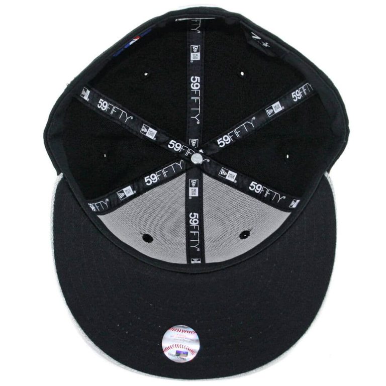 New Era 59Fifty San Diego Padres Two Tone Basic Fitted Hat Black White Heather Grey-Inside New Era 59Fifty San Diego Padres Two Tone Basic Fitted Hat Black White Heather Grey-Inside